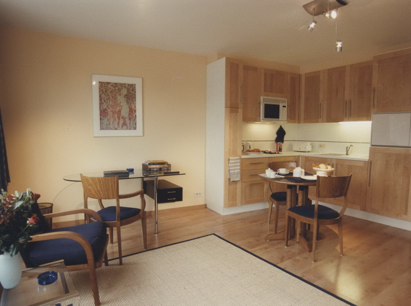 Ausgestattete Küche