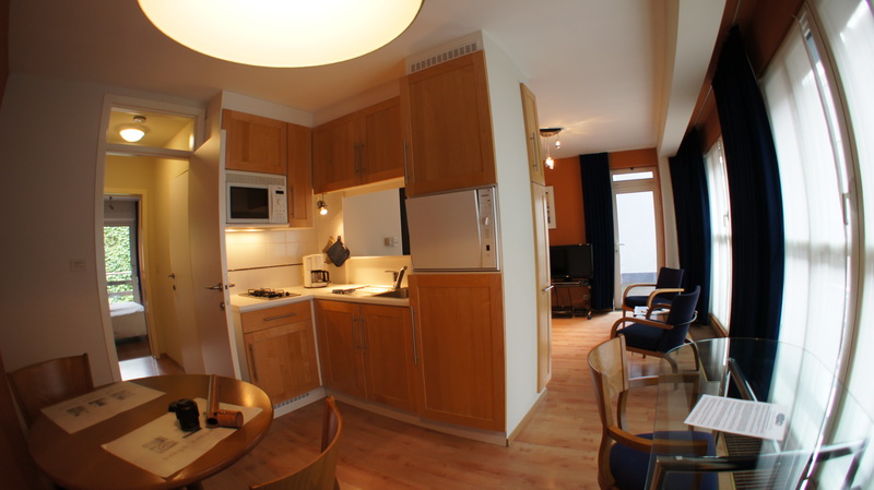 Ausgestattete Küche